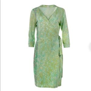 DVF silk wrap dress